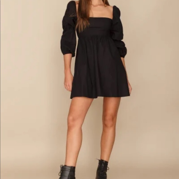 Reformation Michaela Dress - Black - Picture 1 of 5